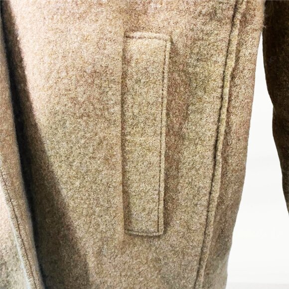 J Crew Italian Boiled Wool Toapcoat, Size 14 - Picture 6 of 13